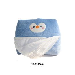 Penguin Back Pillow-Blue (Option: 6926398663846)