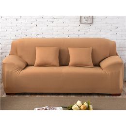 Solid Corner Sofa Covers Couch Slipcovers Elastica Material Sofa Skin Protector Cover Sofa Armchair (Option: 20-One seat)
