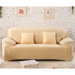 Solid Corner Sofa Covers Couch Slipcovers Elastica Material Sofa Skin Protector Cover Sofa Armchair (Option: 12-Quadruple seat)