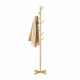 Clothing Rack, Golden Metal Freestanding Heavy Duty Clothes Rack With Marble Base, Multipurpose Garment Hanger For Bedroom, Hat, Scarf, Jacket, (Option: defaulttitle)
