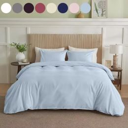 Serta Simply Clean Solid Duvet Cover (Option: W13718008)
