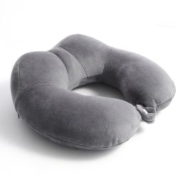 U-shape Pillow Pp Cotton Memory Foam (Option: Dark Gray Memory Foam-U Pillow)