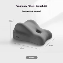 Hip Raised Multifunctional Bedside Sleep With Face Down Artifact Sofa Cushion (Option: Dark Gray-41x48x23cm)