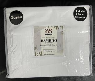 Bamboo 2000 Count Solid 6 Piece Sheet Set - Assorted (Color: Assorted, Bed Size: Twin)
