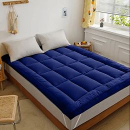 Topper Pad for Mattress Full (Color: Navy blue)