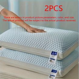 Cooling Breathable Tofu Pillows 2 PACK (Option: Deep Blue)